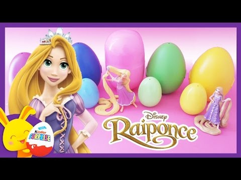 Raiponce Oeufs Surprises De Couleurs Avec Les Personnages