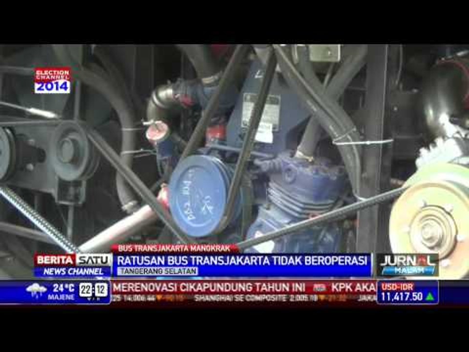 Ratusan Bus Transjakarta Mangkrak Di Pangkalan Ppd Video Dailymotion