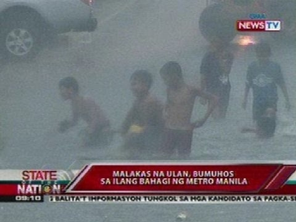 SONA Local Thunderstorm Nagbuhos Ng Malakas Na Ulan Sa NCR Ilang