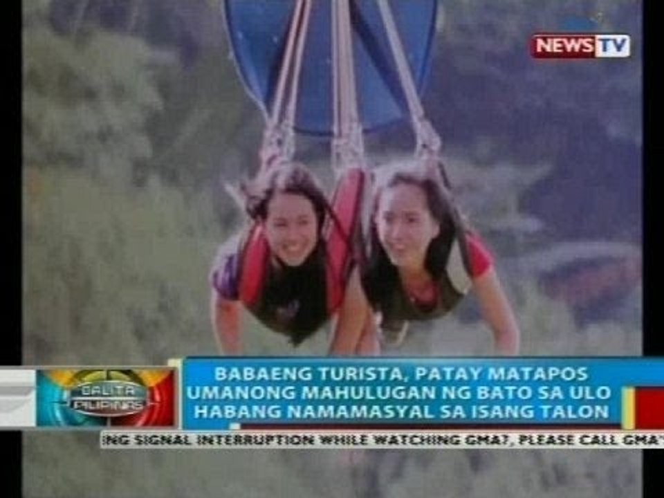 Babaeng Turista Patay Matapos Umanong Mahulugan Ng Bato Sa Ulo Habang