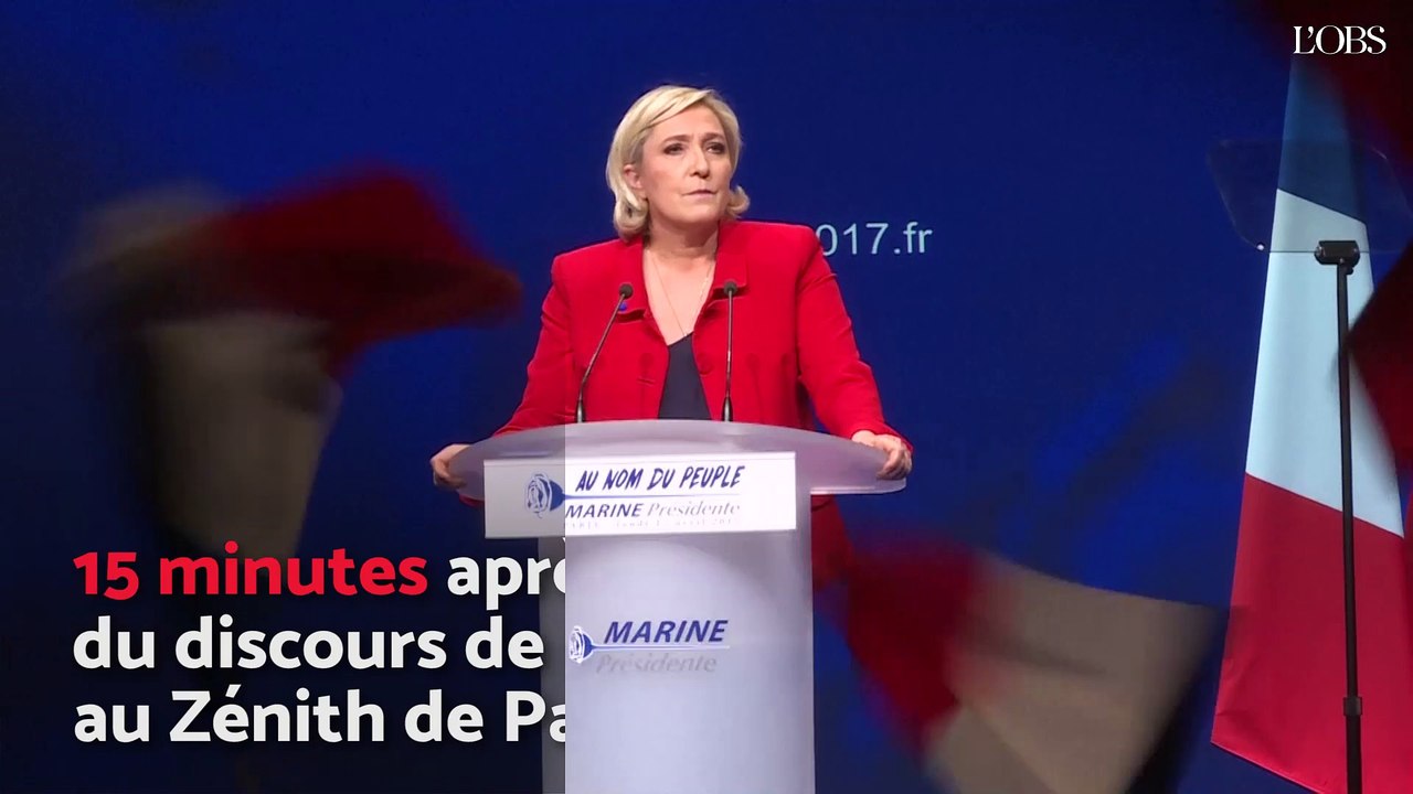 Deux Femen Perturbent Le Meeting De Marine Le Pen Vid O Dailymotion