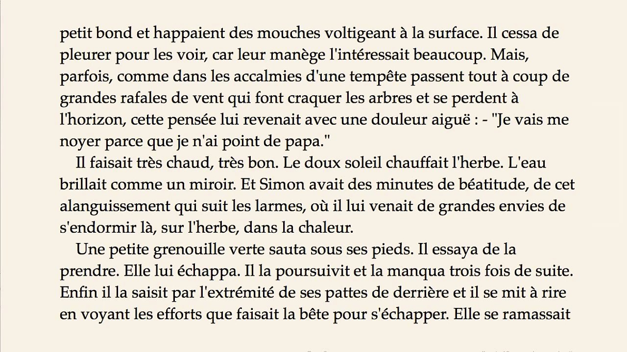 Livre audio Le Papa de Simon Guy de Maupassant 1ère partie video