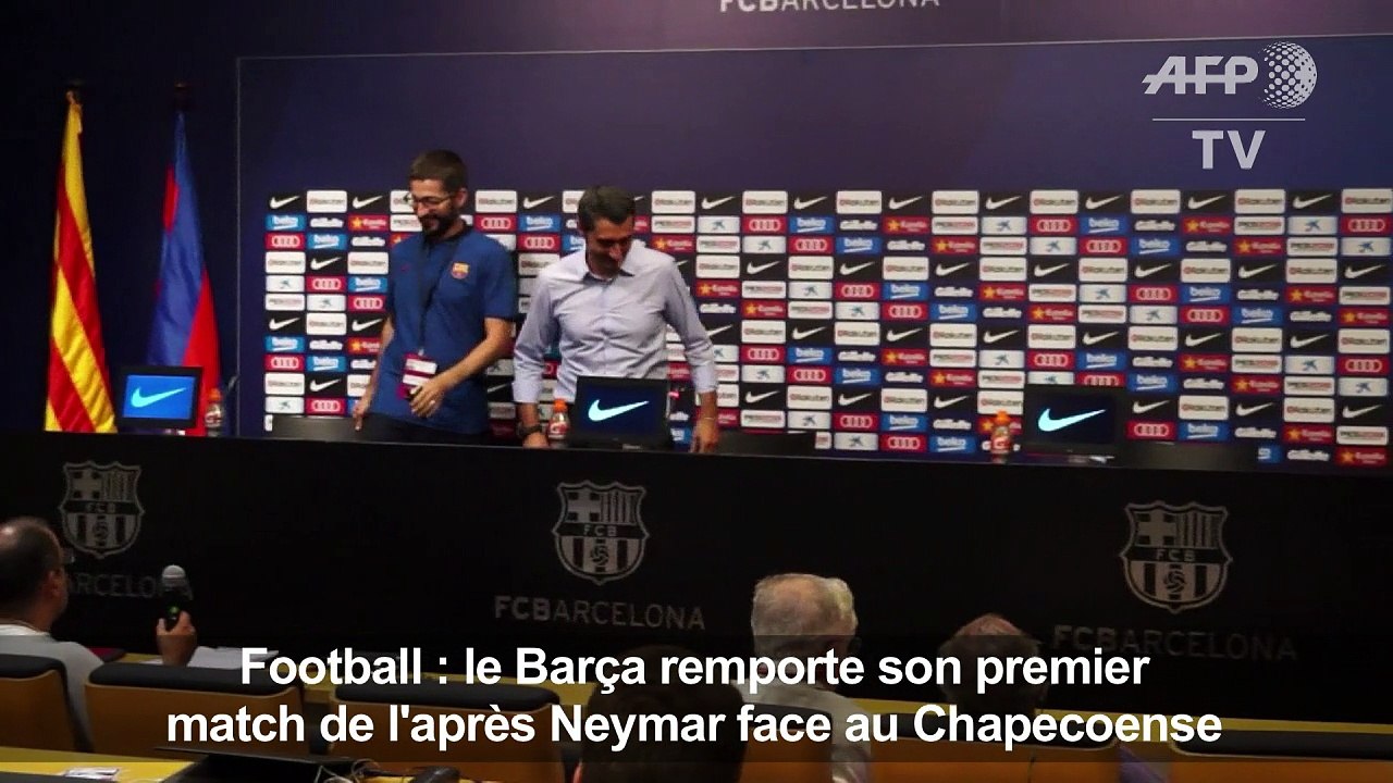 Foot Le Barcelone De L Apr S Neymar Rend Hommage Chapecoense Vid O