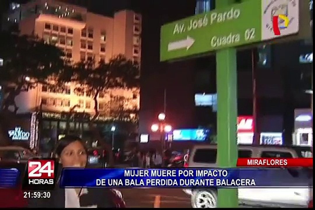 Miraflores Mujer Muere Por Impacto De Bala Perdida Durante Balacera