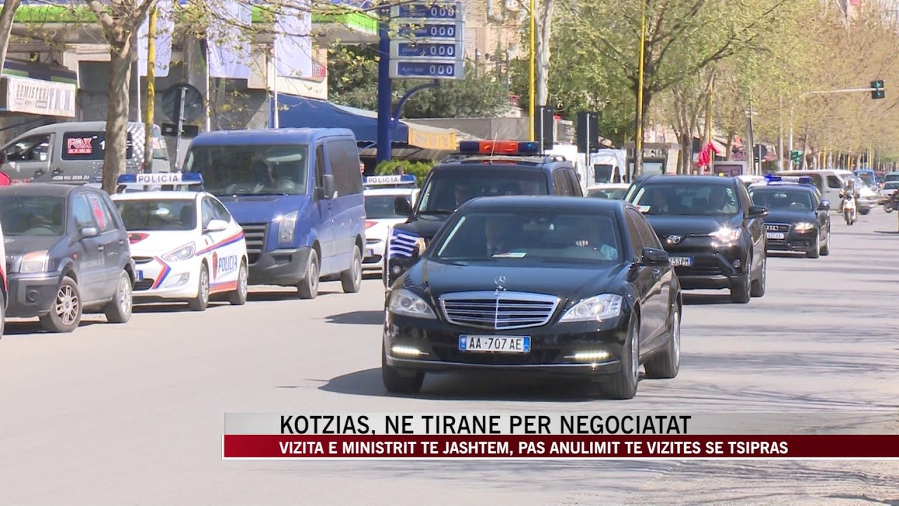 Kotziaz në Tiranë për negociatat News Lajme Vizion Plus video