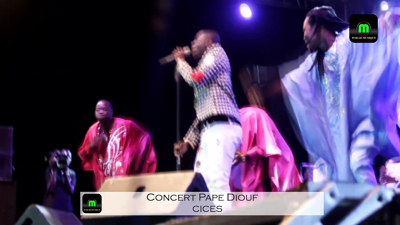 L ambiance au concert de Pape Diouf au CICES de Dakar Vidéo Dailymotion