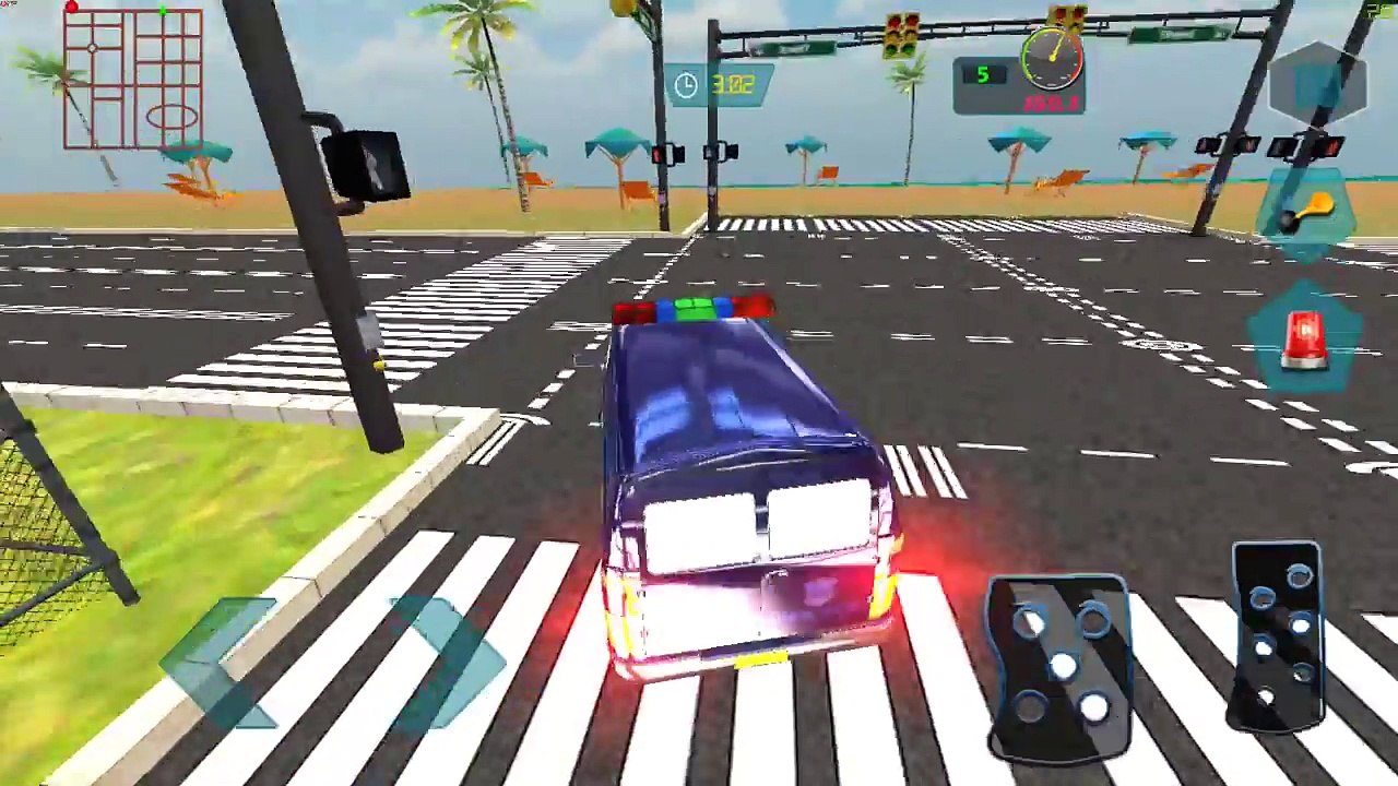 NY Police Car Chase Crime City Car Driving Fast Police Car Games