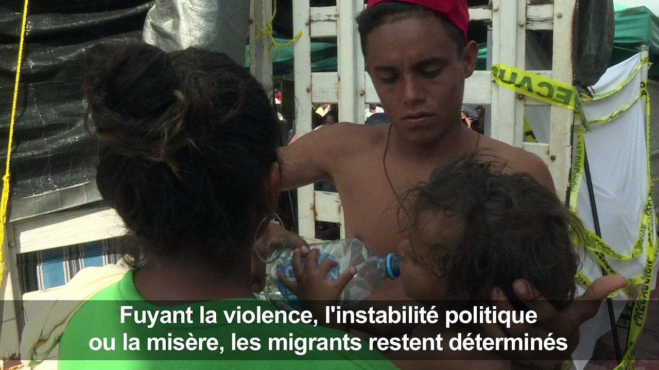 La Caravane Des Migrants Atteint Km Parcourus Au Mexique Vid O