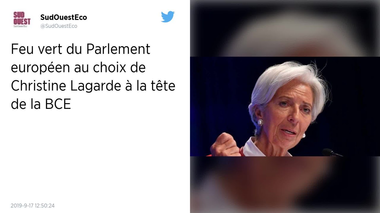 Bce Christine Lagarde Obtient Le Feu Vert Du Parlement Europ En Et Va