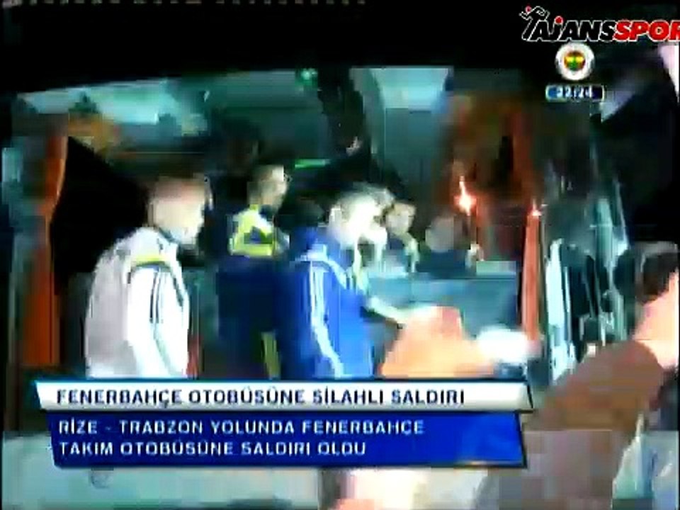 OLAY Fenerbahçe takım otobüsüne saldırı Dailymotion Video