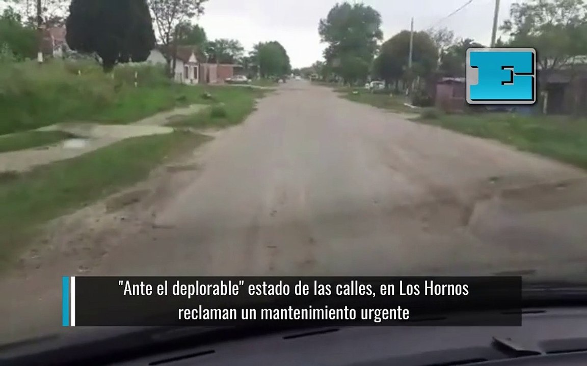 Ante El Deplorable Estado De Las Calles En Los Hornos Reclaman Un