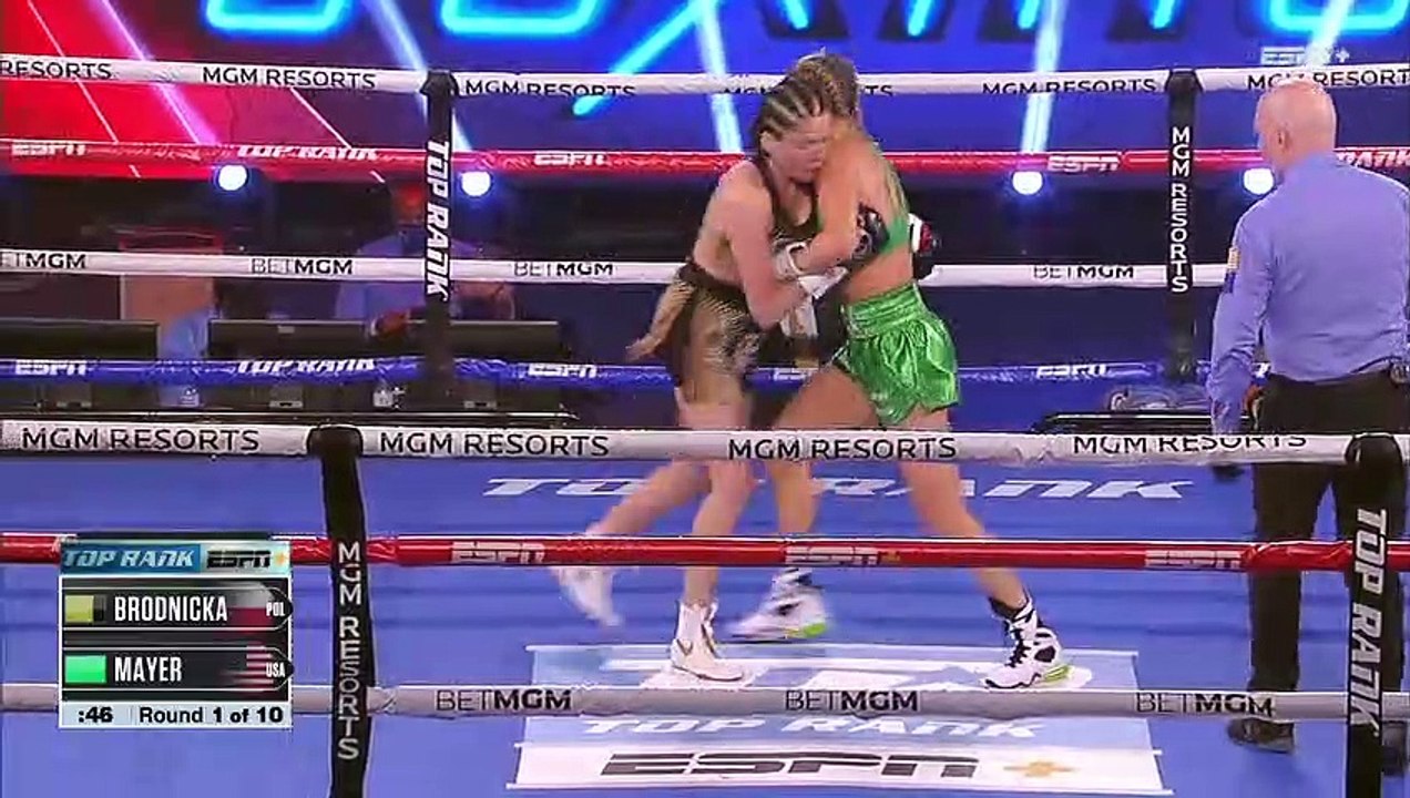 Ewa Brodnicka Vs Mikaela Mayer Full Fight Video Dailymotion