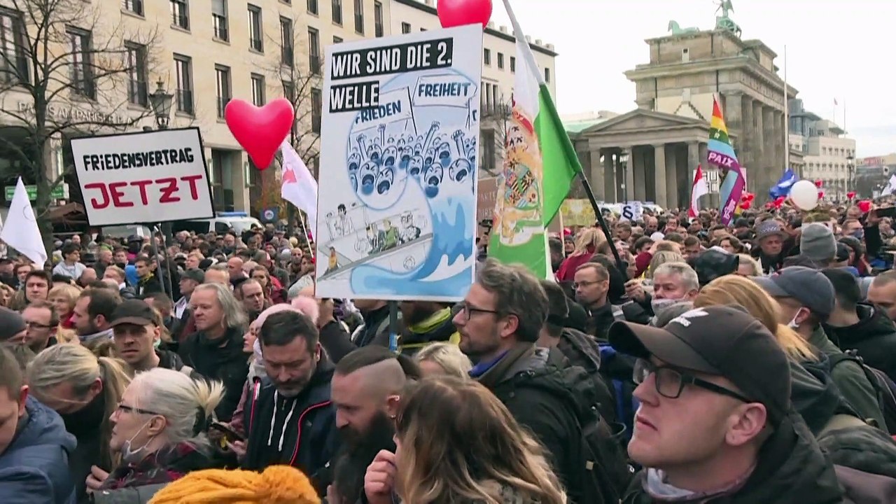 COVID 19 Cien detenidos en Berlín Vídeo Dailymotion