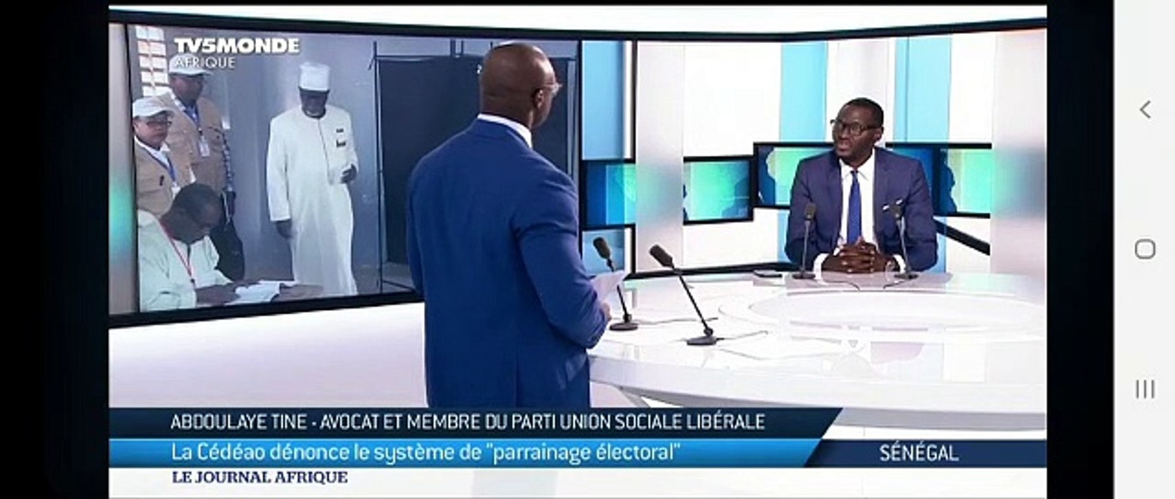 Interview exclusive sur TV5 Me Abdoulaye TINE appelle à la démission