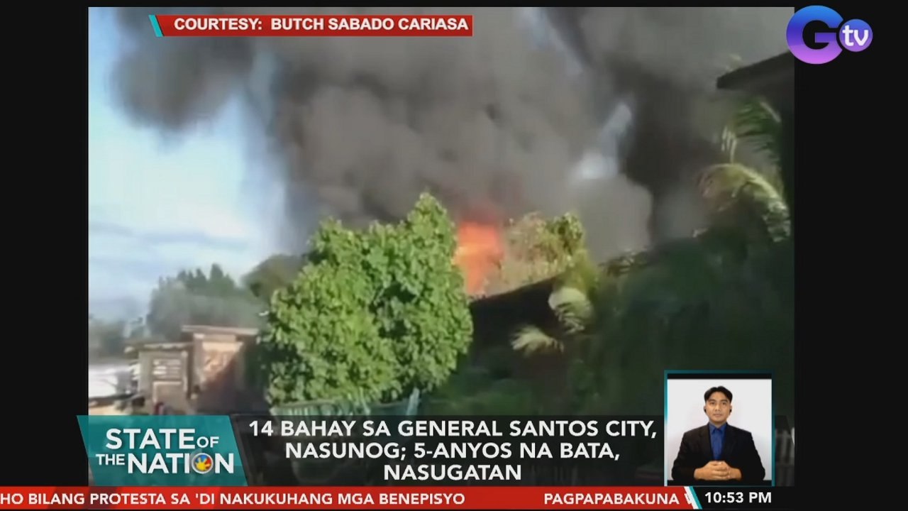 Bahay Sa General Santos City Nasunog Anyos Na Bata Nasugatan