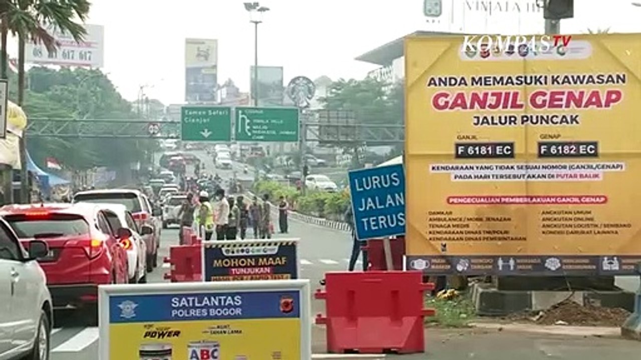 Sempat Satu Arah Ke Jakarta Arus Lalu Lintas Menuju Kawasan Puncak