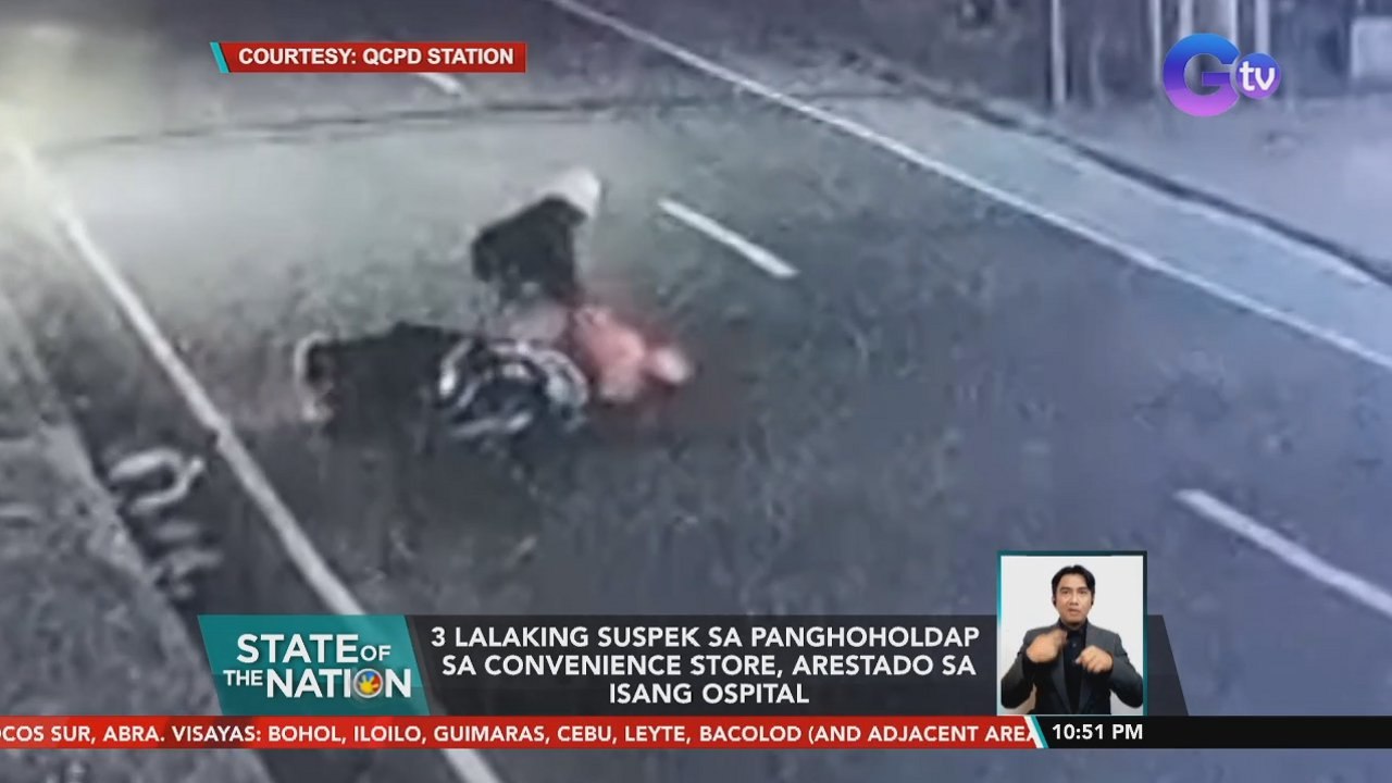 Tatlong Lalaking Suspek Sa Panghoholdap Sa Convenience Store Arestado