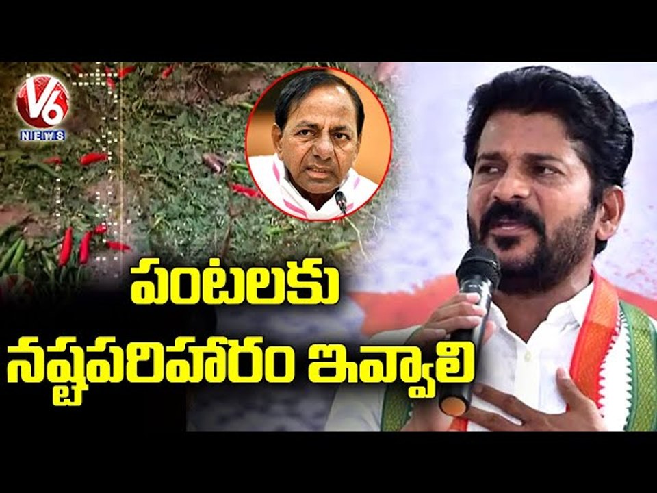 Revanth Reddy Letter To Cm Kcr Over Ex Gratia To Crop Damage Farmers