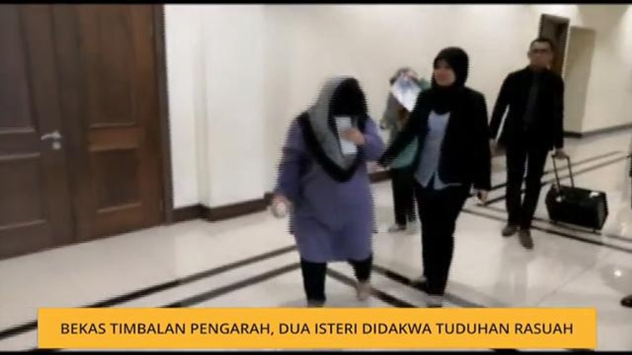 Bekas Timbalan Pengarah Dua Isteri Didakwa Tuduhan Rasuah Video