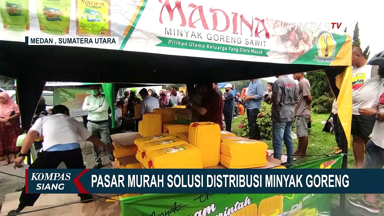 Atasi Kelangkaan Minyak Goreng Pasar Murah Digelar Untuk Kelancaran