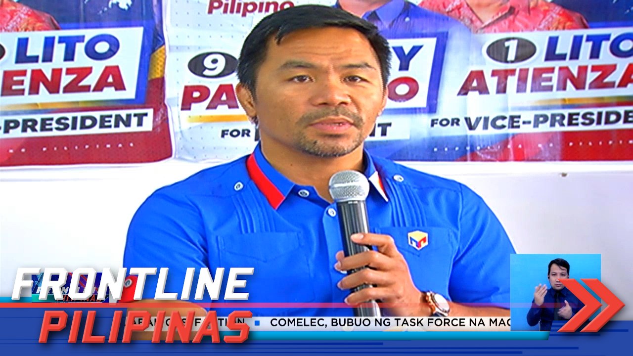 Pacquiao Hinamon Ng One On One Debate Si Marcos Jr Video Dailymotion