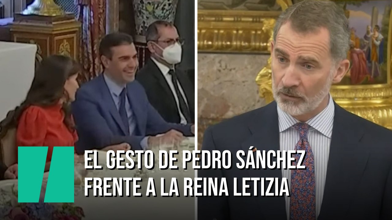 El Gesto De Pedro S Nchez Con La Reina Letizia Frente Al Rey Felipe Vi