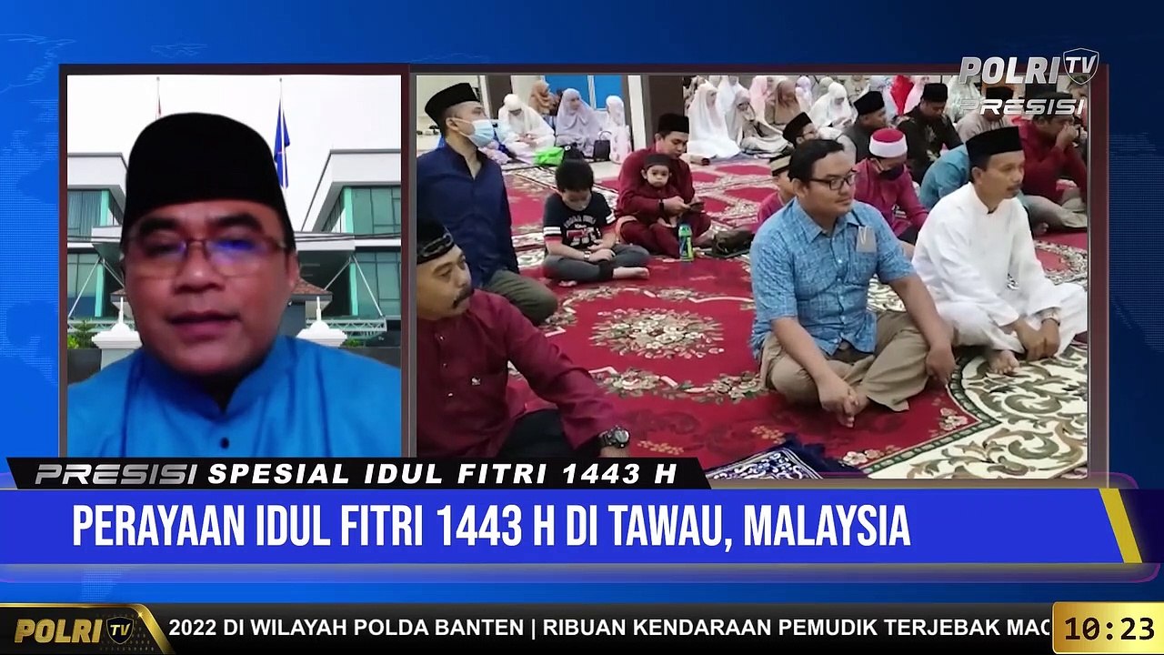 Live Dialog Bersama Stafnis Polri Tawau Malaysia Terkait Perayaan Idul