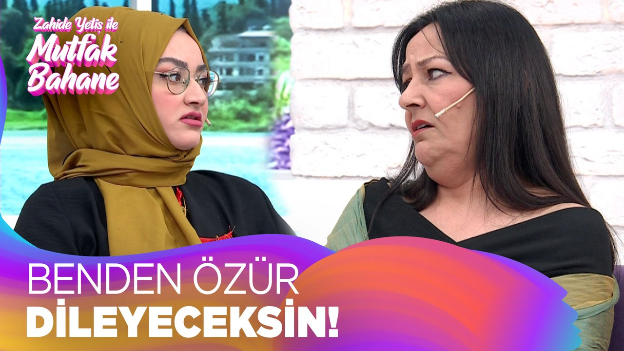 Semiha Han M Ve Zeynep Aras Nda Tansiyon Y Kseldi Zahide Yeti Ile