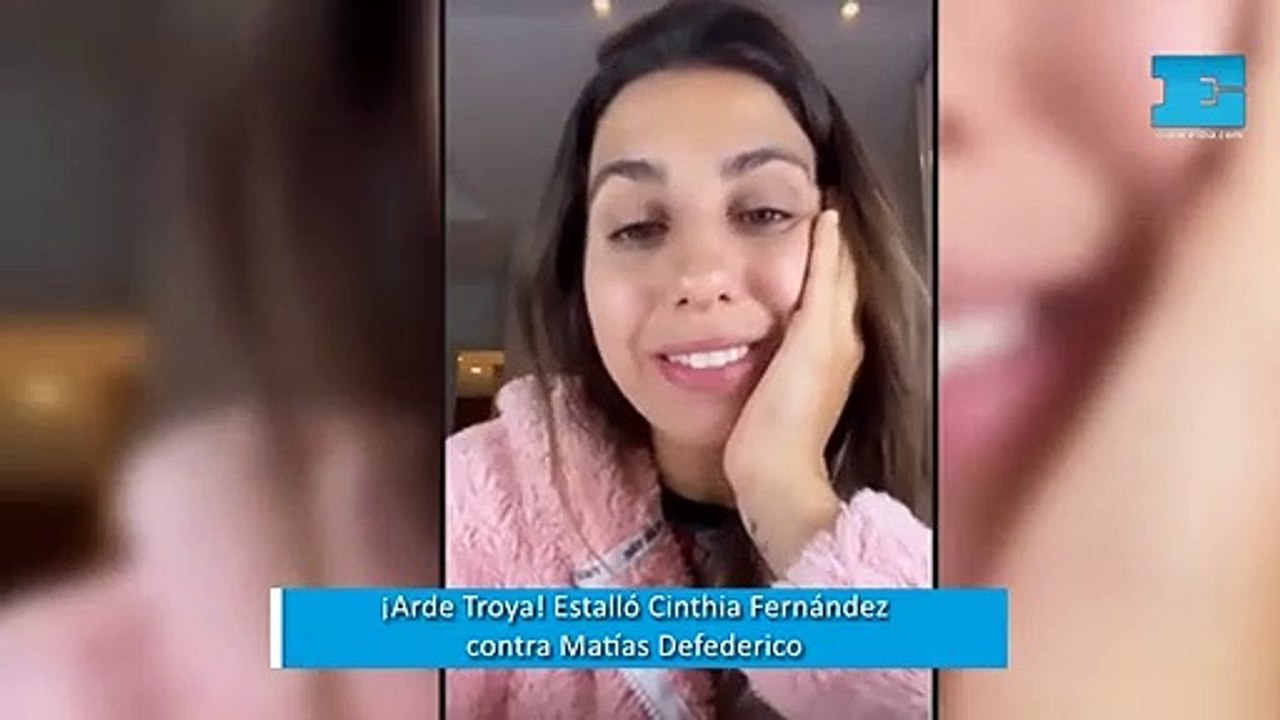 Arde Troya Estalló Cinthia Fernández contra Defederico El peor