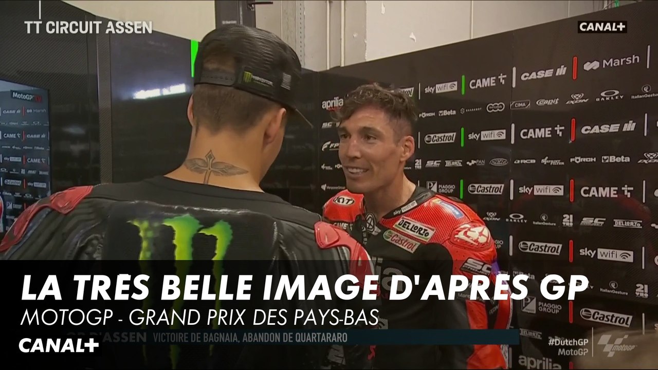 La très belle image des excuses de Fabio Quartararo Grand Prix des