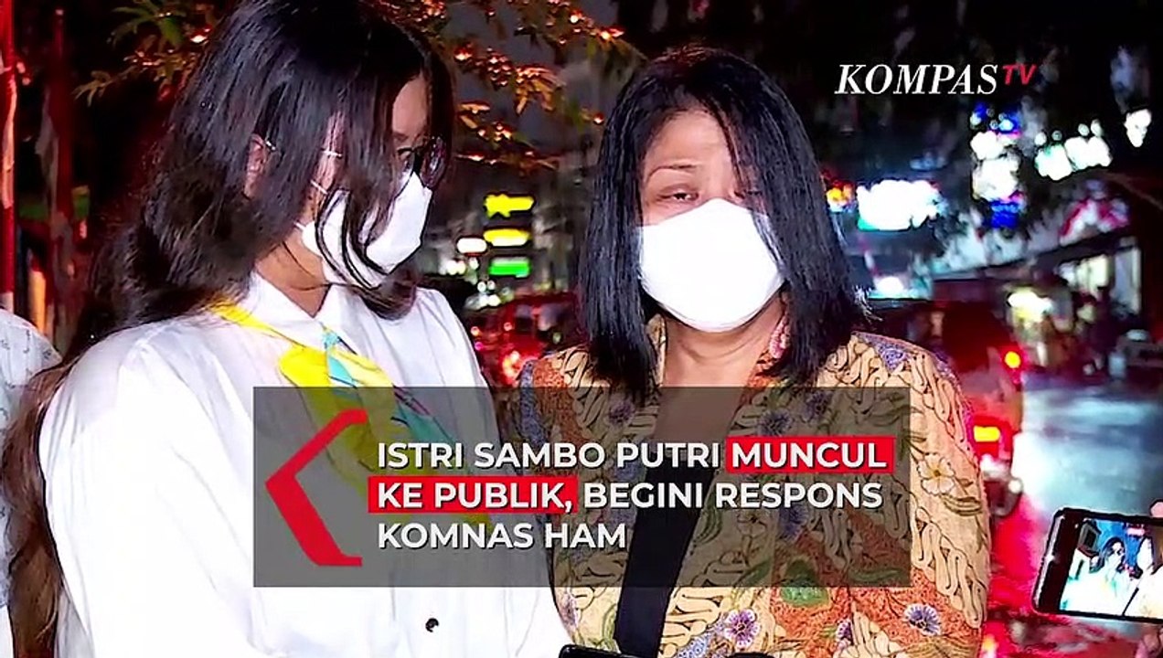 Ketua Komnas Ham Komentari Istri Irjen Sambo Putri Candrawathi Muncul