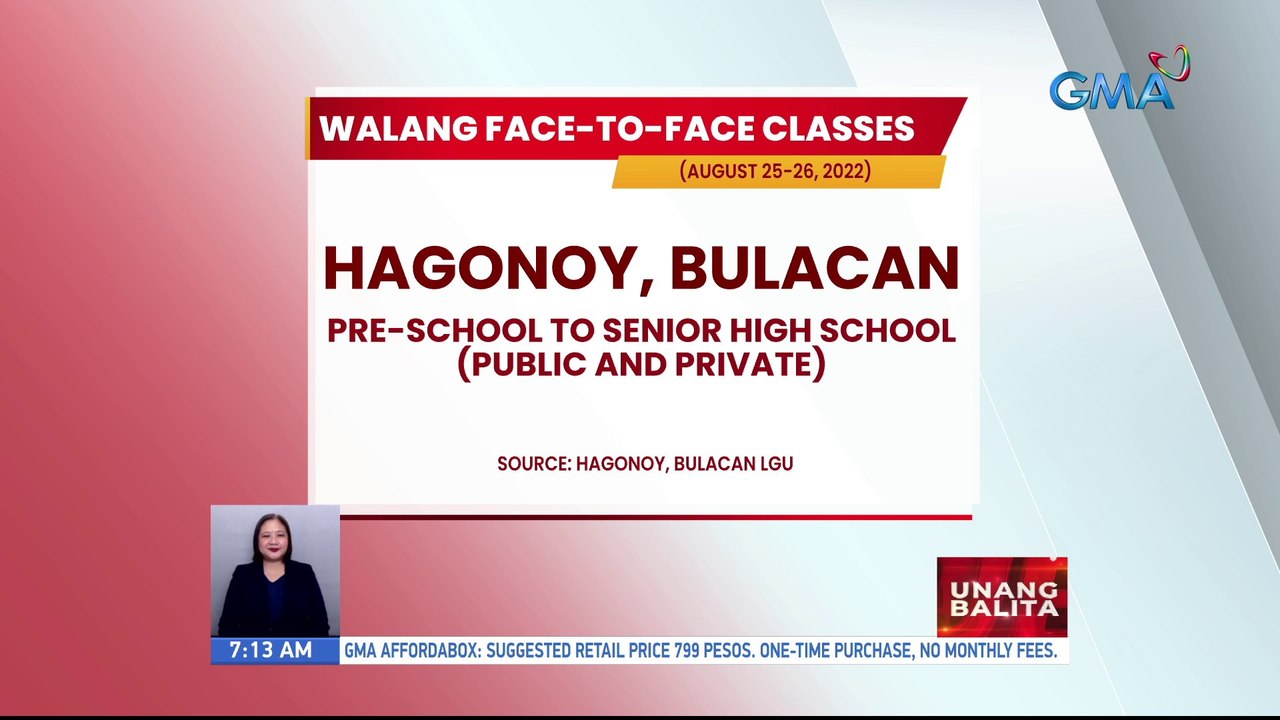 Hagonoy Bulacan Walang Face To Face Classes Ub Video Dailymotion