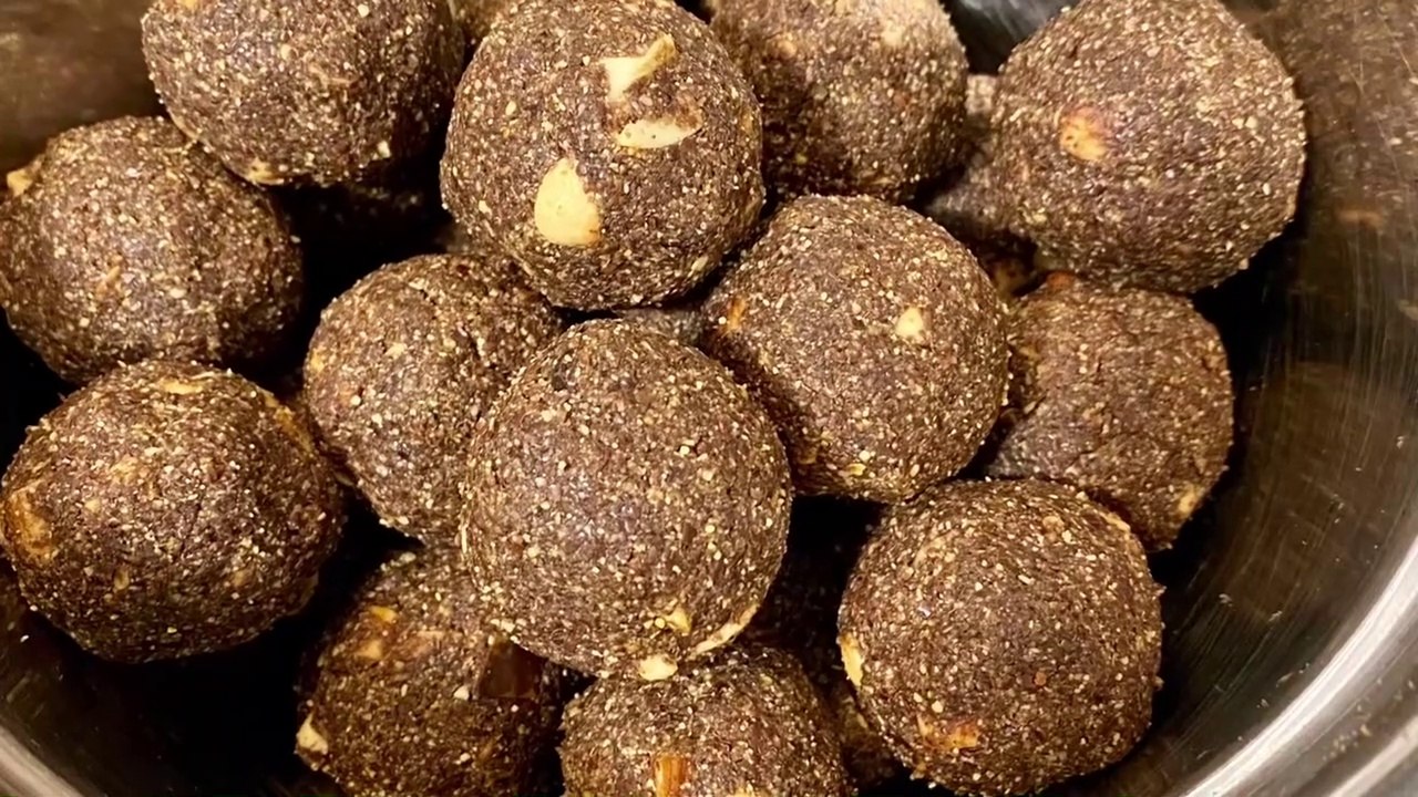 अलस क लडड How to make Flax Seed Ladoo Fasting food video