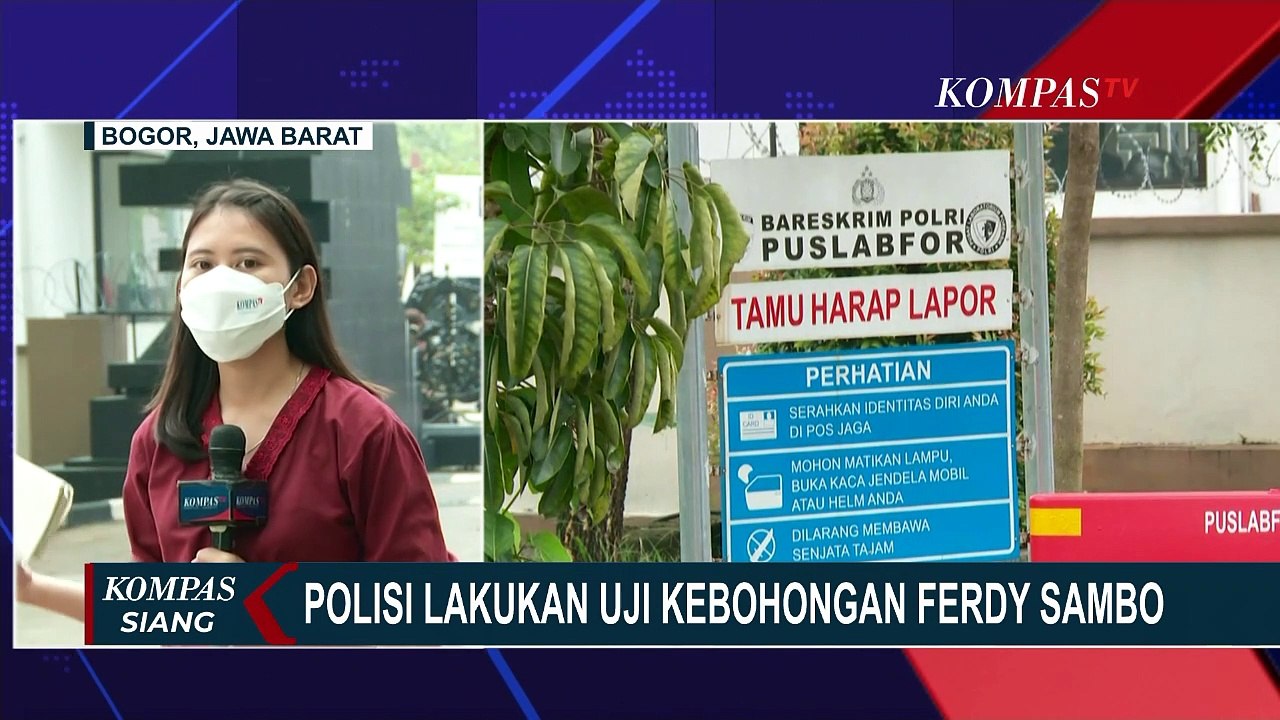 Gunakan Alat Lie Detector Tim Puslabfor Polri Lakukan Uji Kebohongan