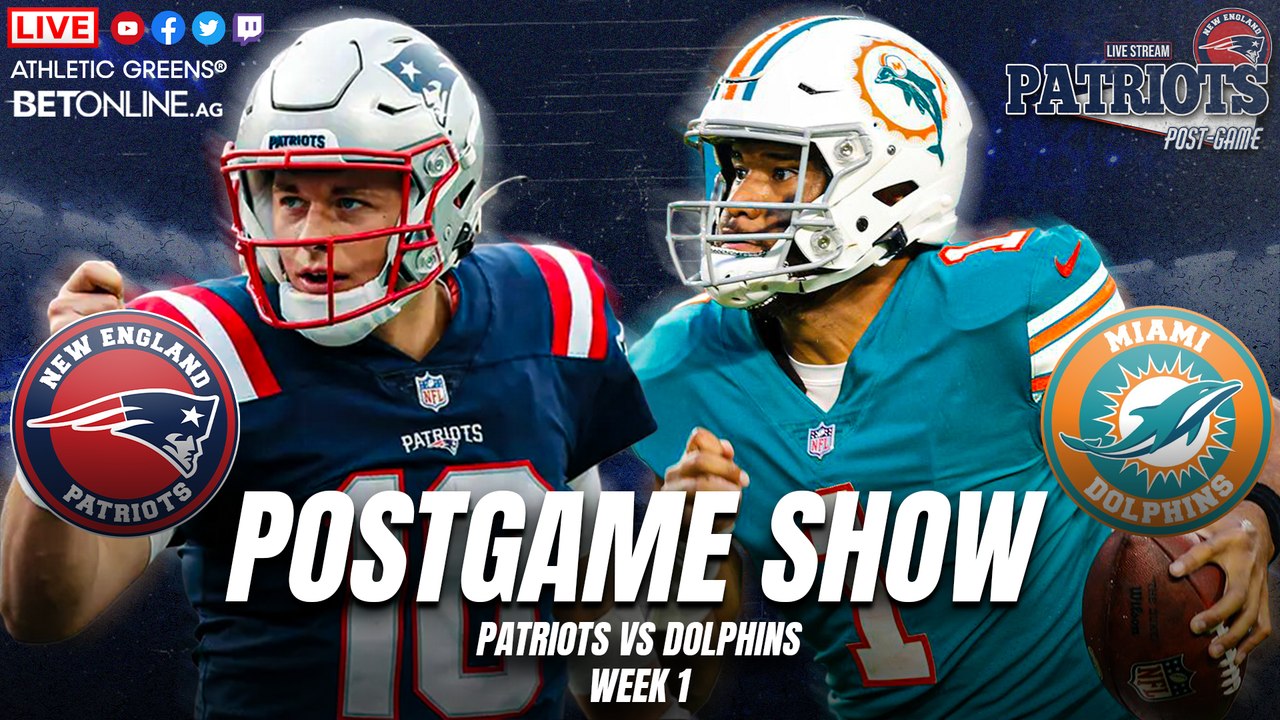 Patriots Vs Dolphins Postgame Show Video Dailymotion