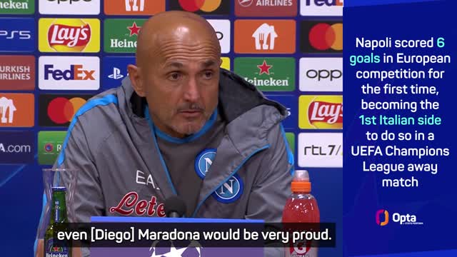 Maradona will have been proud' – Spalletti revels as Napoli hit Ajax for six