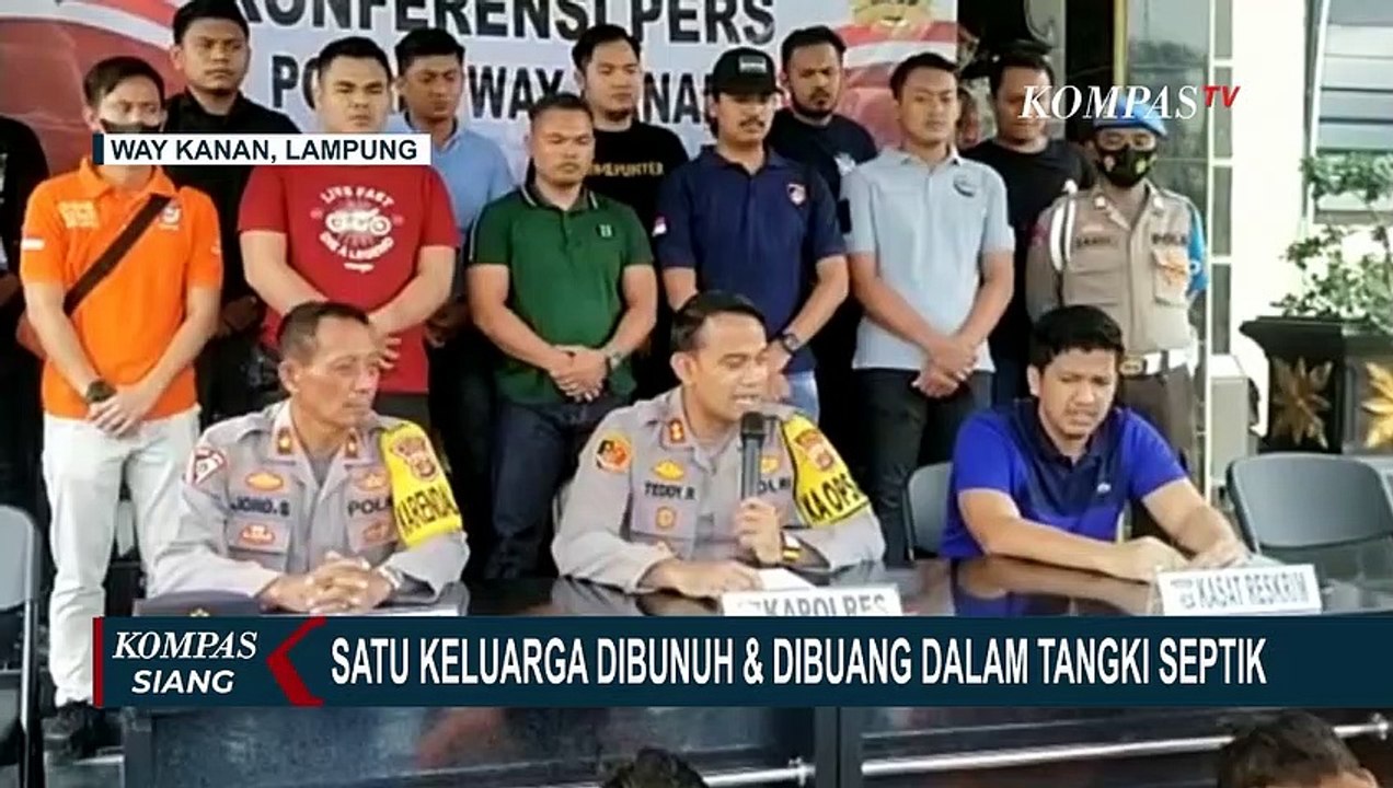 Sadis Satu Keluarga Dibunuh Dan Dipendam Di Septic Tank Diduga Akibat