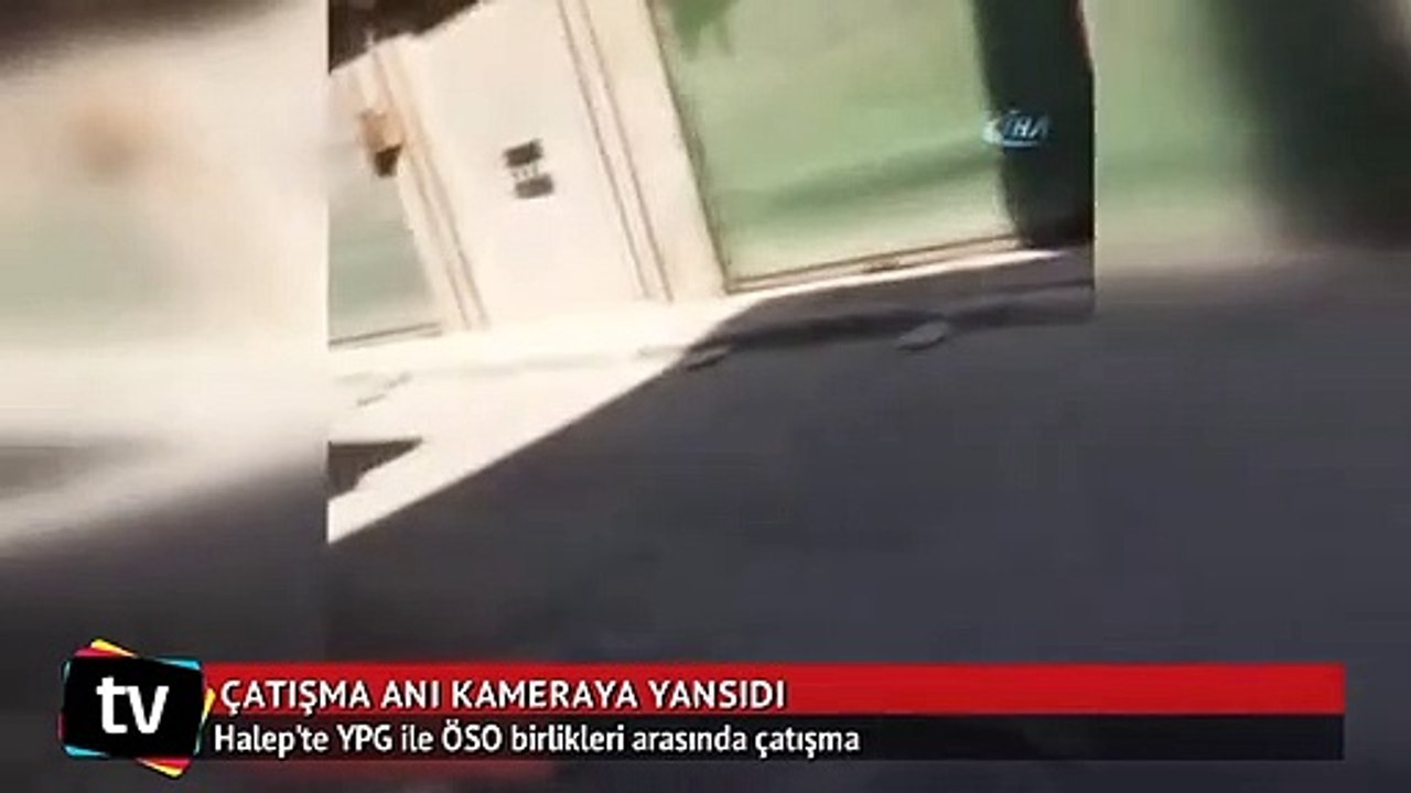 Halepte YPG ile ÖSO birlikleri arasında çatışma Dailymotion Video