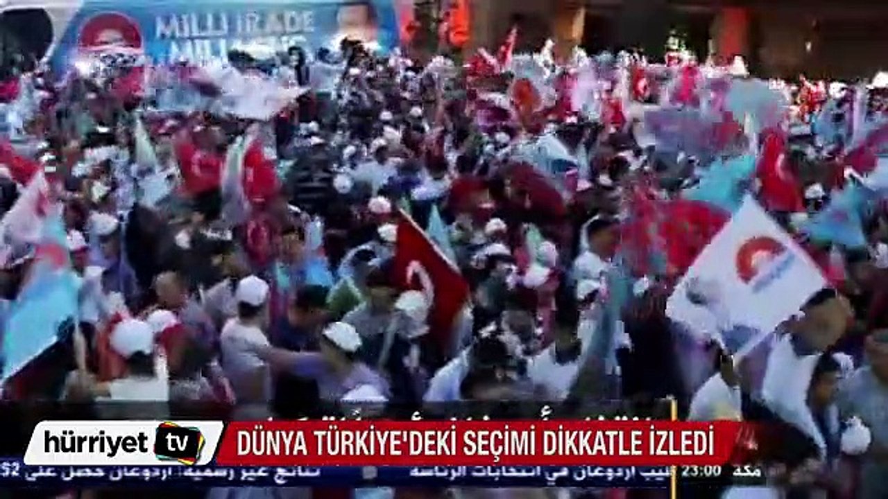 Dünya Türkiye deki seçimi dikkatle izledi Dailymotion Video