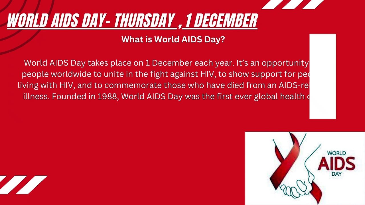 WORLD AIDS DAY L Thursday 1 December 2022 Video Dailymotion