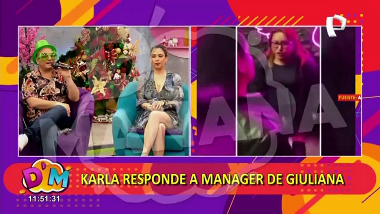 Karla Tarazona a manager de Giuliana Rengifo que la insultó Quién