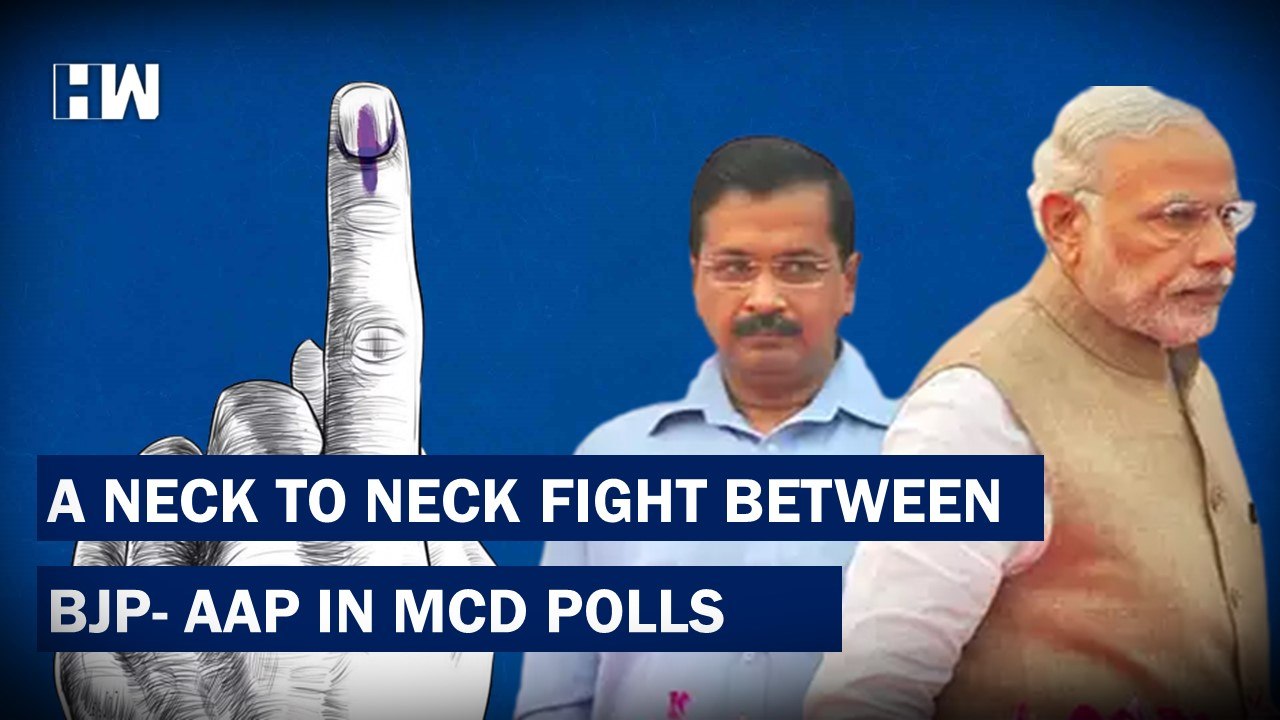 Headlines In Delhi No Sign Of Sweep AAP Vs BJP Is Very Tight MCD