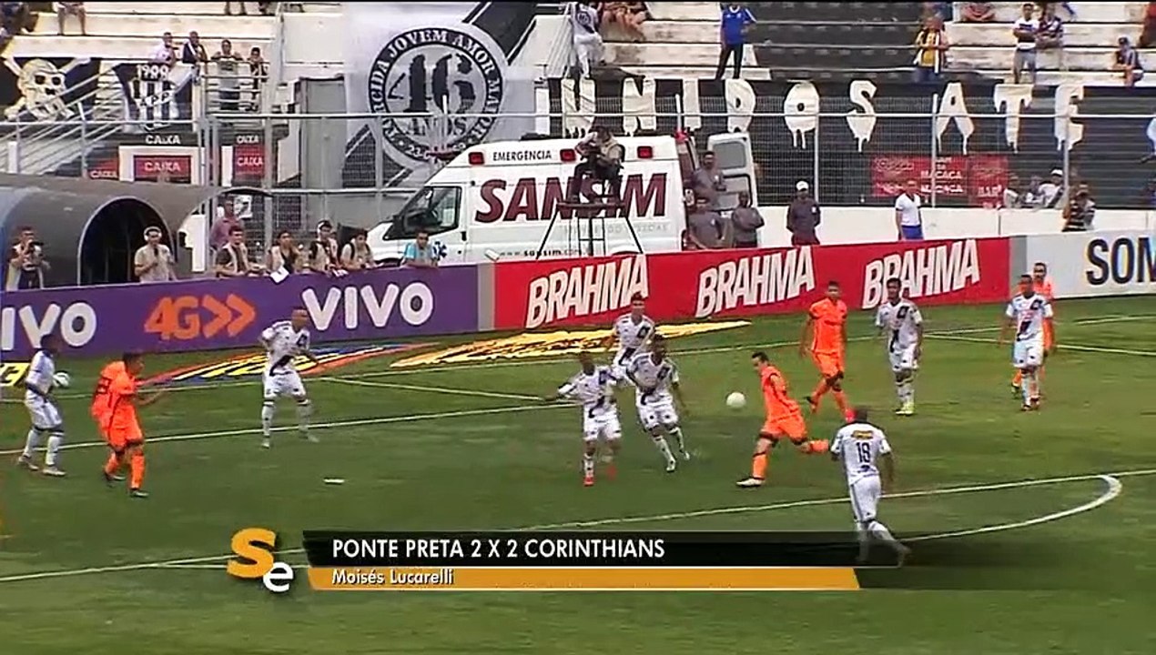 Corinthians arranca empate da Ponte mas vê vantagem diminuir Vídeo