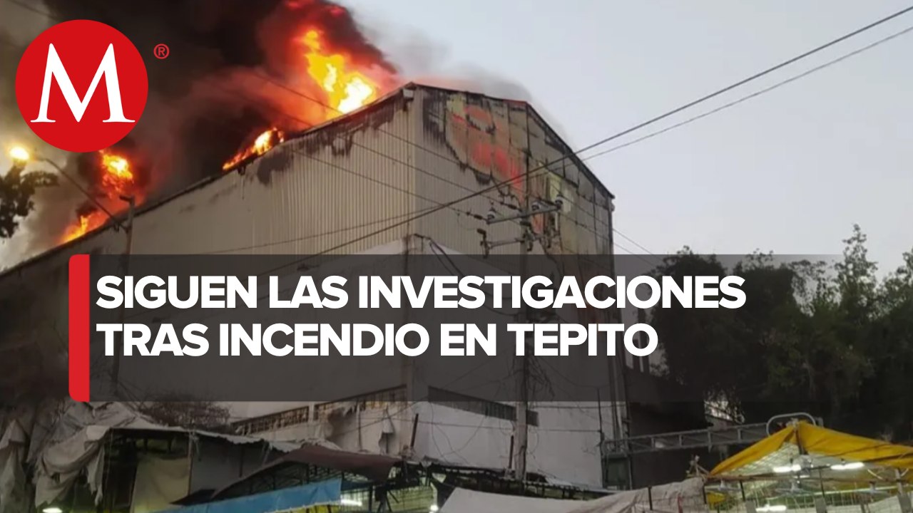 Autoridades resguardan bodega de Tepito tras incendio Vídeo Dailymotion