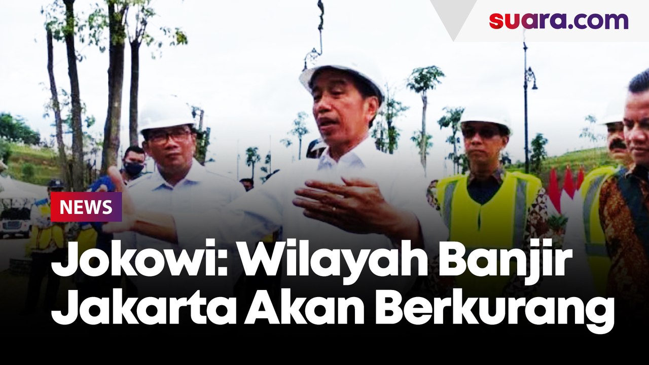 Resmikan Bendungan Ciawi Sukamahi Jokowi Wilayah Banjir Jakarta