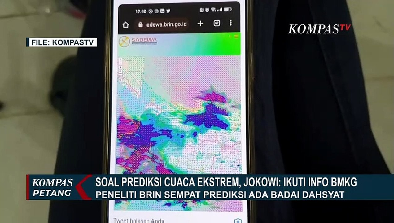 Jawaban Jokowi Soal Brin Prediksi Cuaca Buruk Di Indonesia Video