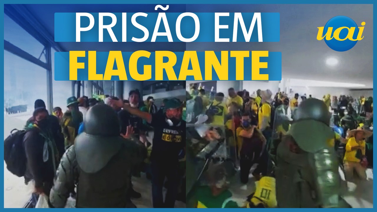 Momento Que Bolsonaristas S O Presos No Planalto V Deo Dailymotion