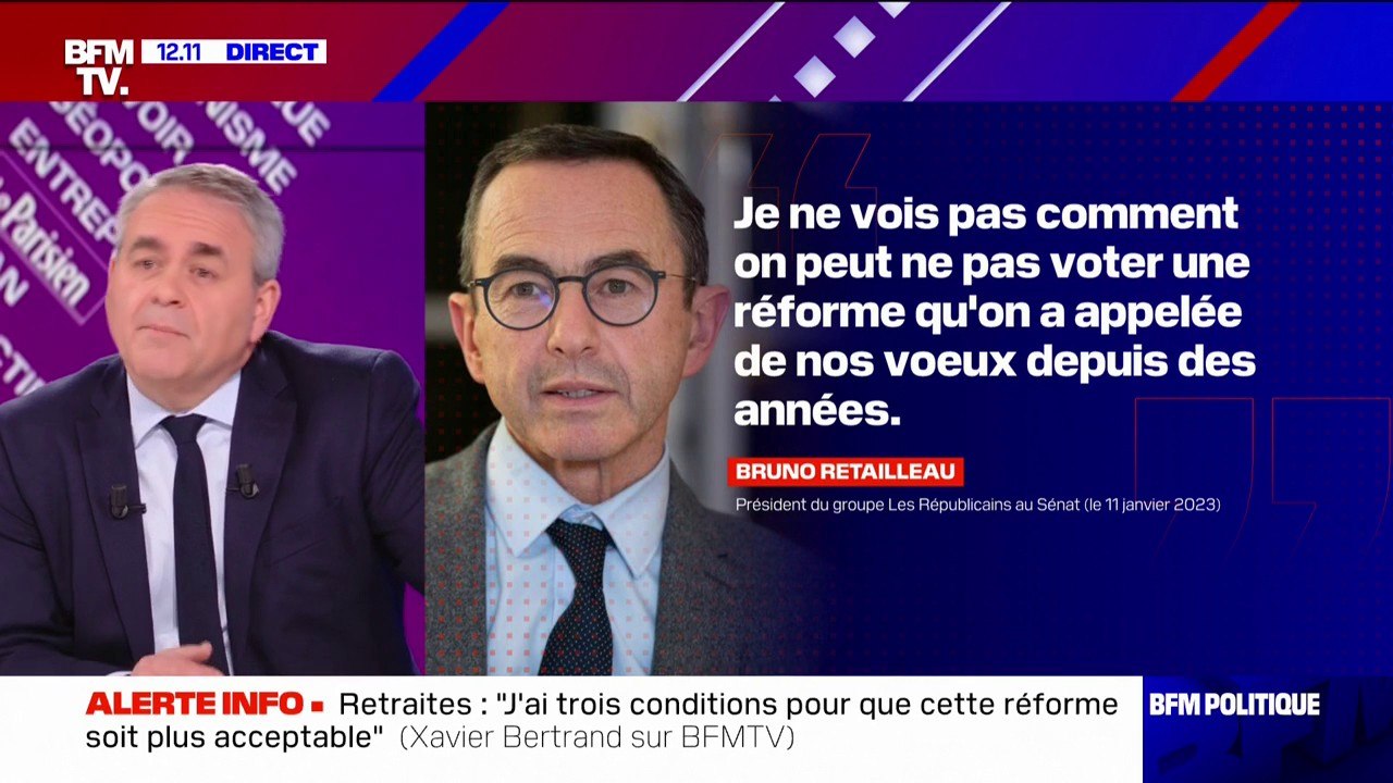 Pour Xavier Bertrand il n y a que les Républicains qui peuvent amener