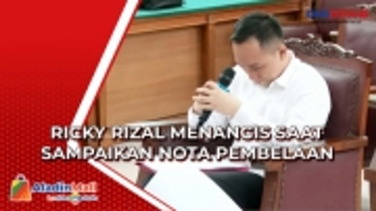 Ricky Rizal Menangis Saat Bacakan Nota Pembelaan Video Dailymotion