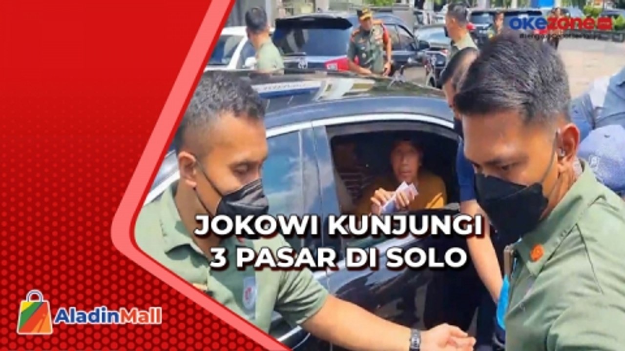 Warga Solo Berebut Amplop Thr Presiden Jokowi Video Dailymotion